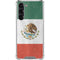 Mexico Flag Distressed Galaxy S24 FE Clear Case
